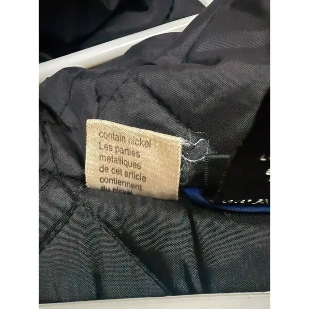 Vintage Adidas Blue Black Hooded Windbreaker Jacket Men's Medium